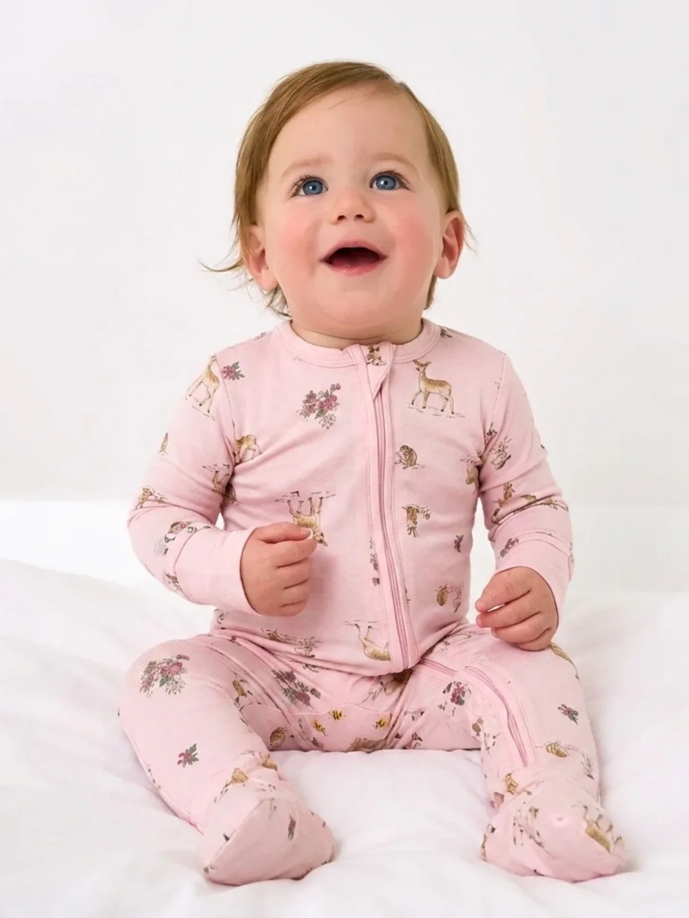 🦌 Carter’s PurelySoft Wild Meadow Silky Soft Footie Pajamas